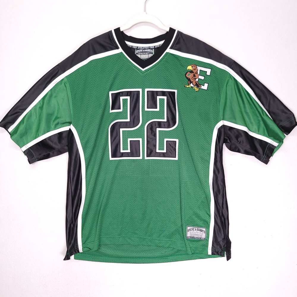 Steve & Barrys Eastern Michigan Eagles Jersey 3XL Green Black EMU 22 Stitched